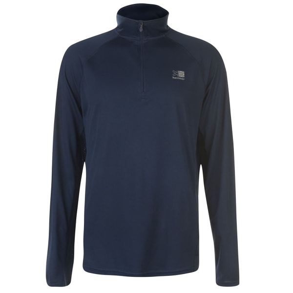 KARRIMOR Men's 1/4 Zip Long-Sleeve Running Top