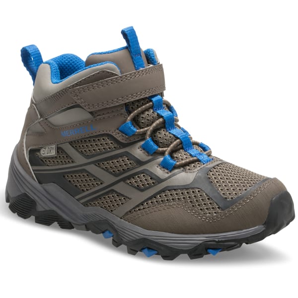 MERRELL Little Kids' Moab Mid Waterproof Hiking Boots