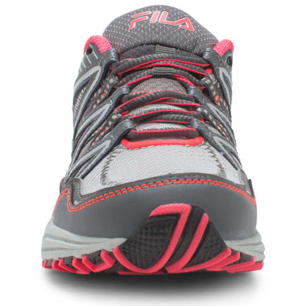 FILA Women's Headway 6 Trail Running Shoes, Silver/Grey/Pink