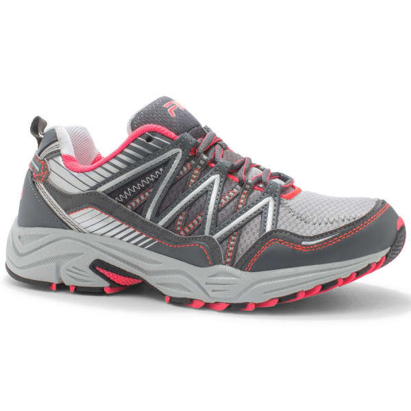 FILA Women's Headway 6 Trail Running Shoes, Silver/Grey/Pink