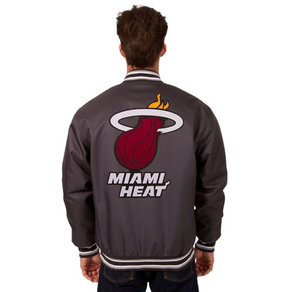 MIAMI HEAT Men's Poly Twill Logo Jacket