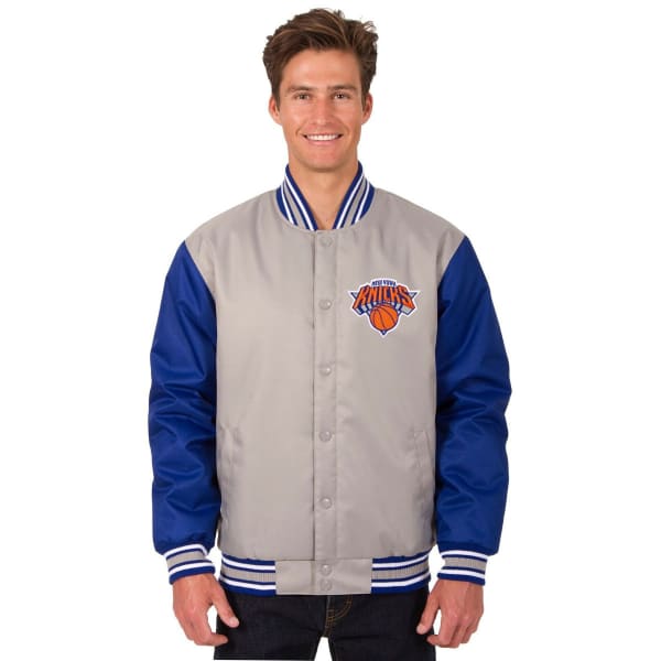 NEW YORK KNICKS Men's Poly Twill Logo Jacket