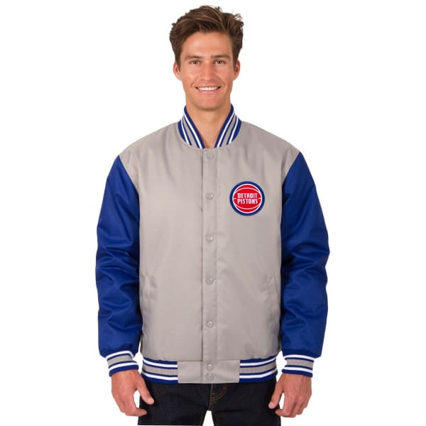 DETROIT PISTONS Men's Poly Twill Logo Jacket