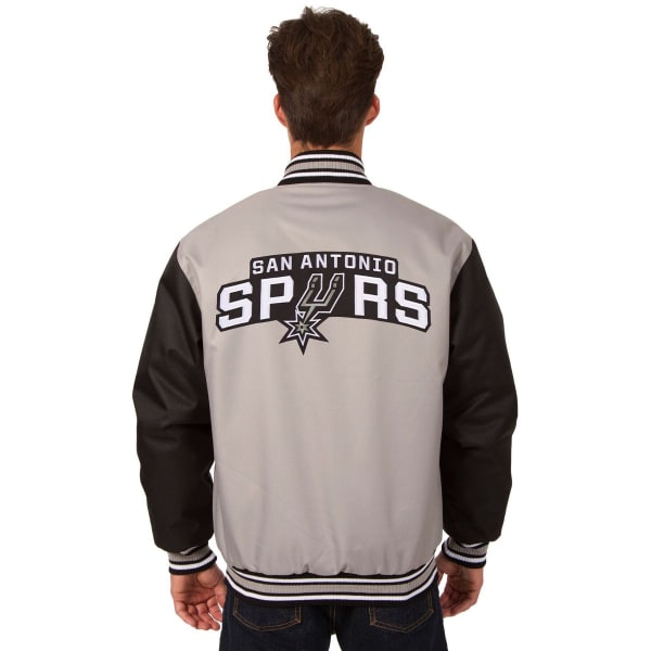 SAN ANTONIO SPURS Men's Poly Twill Logo Jacket