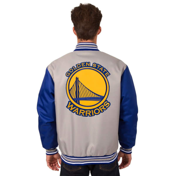 GOLDEN STATE WARRIORS Men's Poly Twill Logo Jacket