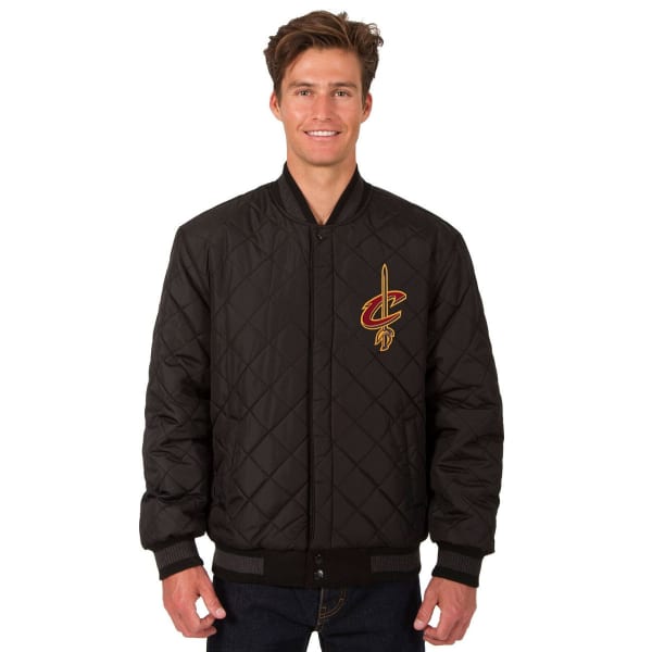 CLEVELAND CAVALIERS Men's Reversible Wool and Leather Jacket