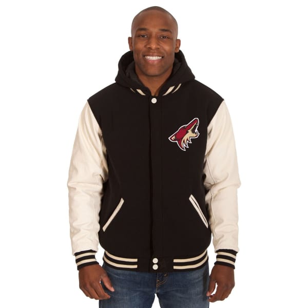 ARIZONA COYOTES Men's Reversible Fleece Hooded Jacket