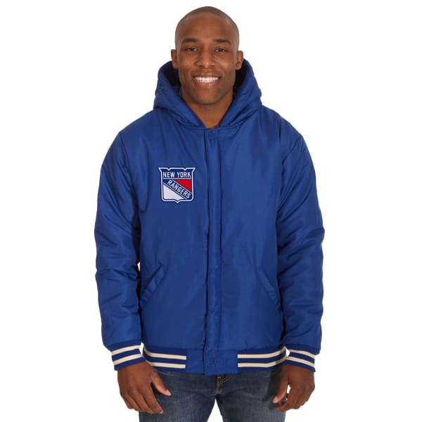 NEW YORK RANGERS Men's Reversible Fleece Hooded Jacket