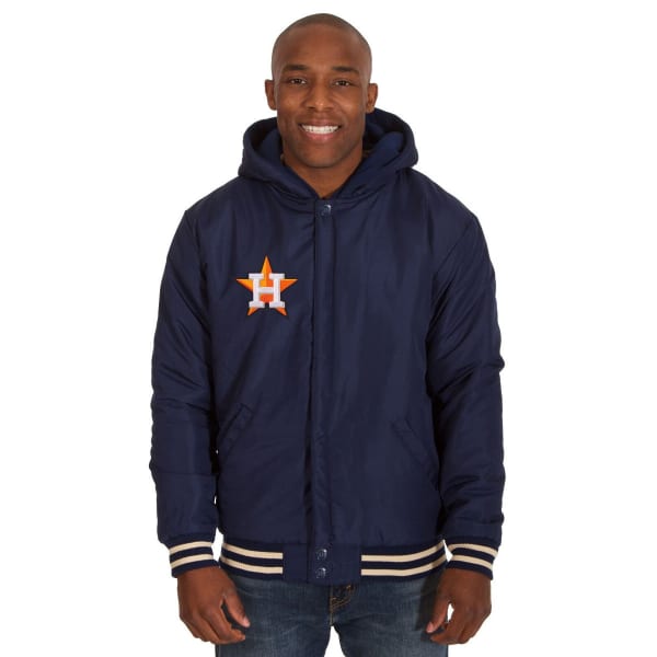 HOUSTON ASTROS Men's Reversible Fleece Hooded Jacket