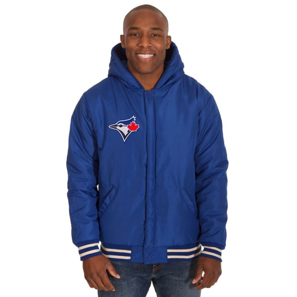 TORONTO BLUE JAYS Men's Reversible Fleece Hooded Jacket