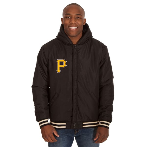 PITTSBURGH PIRATES Men's Reversible Fleece Hooded Jacket