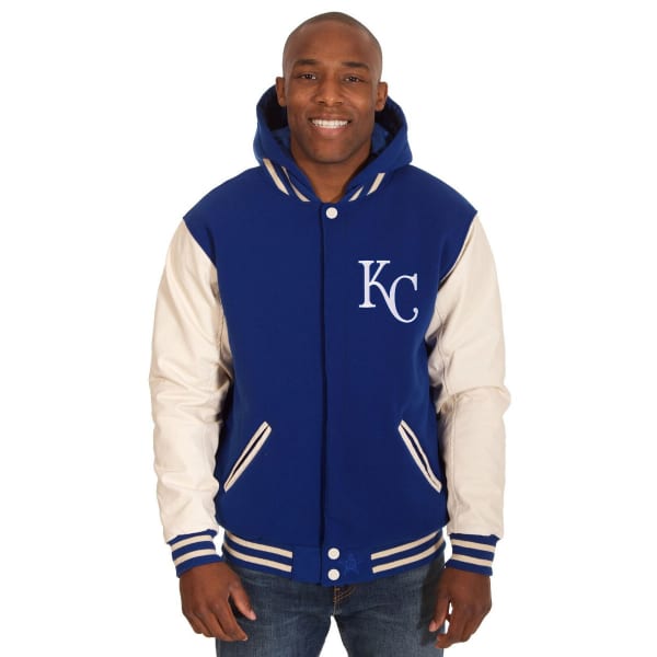 KANSAS CITY ROYALS Men's Reversible Fleece Hooded Jacket