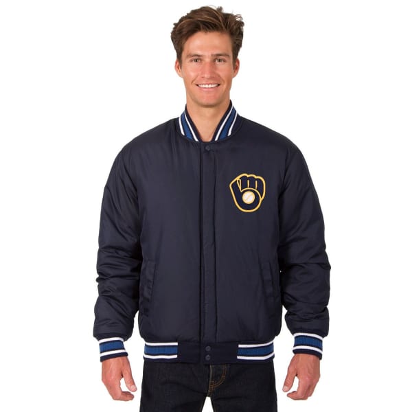 MILWAUKEE BREWERS Men's Reversible Wool Jacket