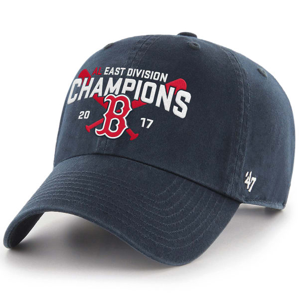 BOSTON RED SOX Men's 2017 AL East Division Champions '47 Clean Up Adjustable Cap