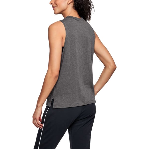 UNDER ARMOUR Women's Linear Wordmark Muscle Tee