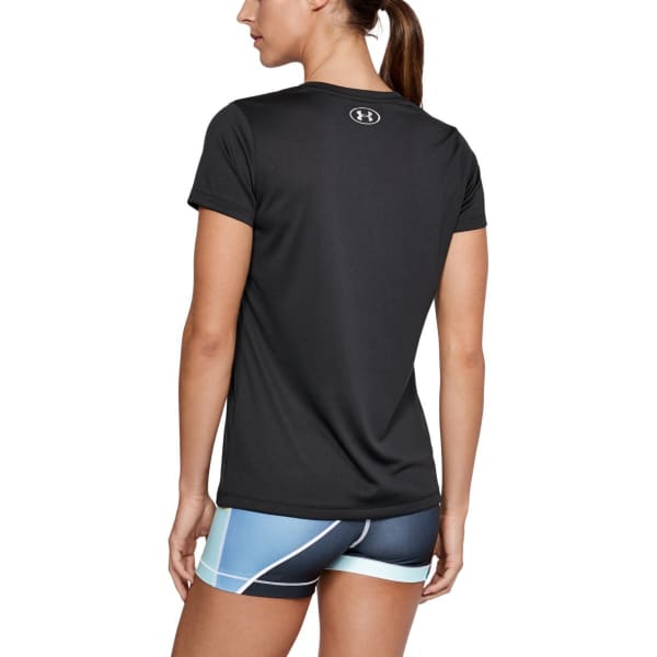 UNDER ARMOUR Women's UA Tech Graphic V-Neck Short-Sleeve Top