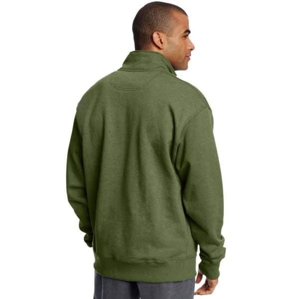 CHAMPION Men's Powerblend Sweats Quarter Zip Pullover