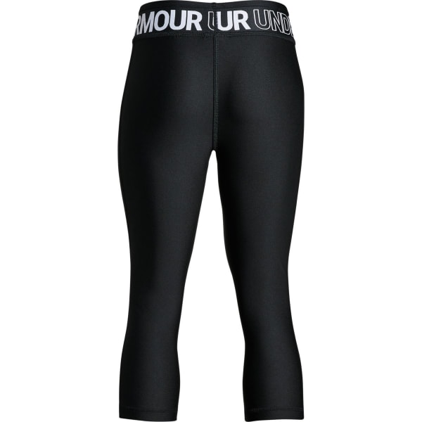 UNDER ARMOUR Girls' HeatGear Armour Capri Leggings