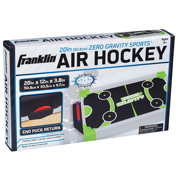 FRANKLIN 20 in. Zero Gravity Sports Air Hockey Table