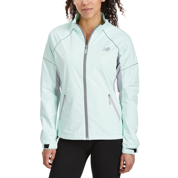 NEW BALANCE Women's Poly Dobby Mock Neck Jacket