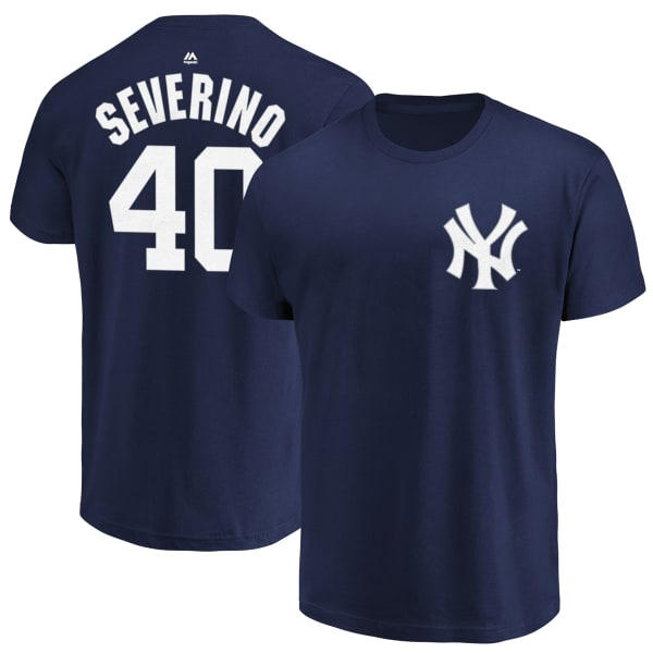 NEW YORK YANKEES Men's Luis Severino #40 Name and Number Short-Sleeve Tee