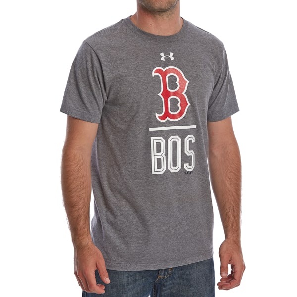 UNDER ARMOUR Men's Boston Red Sox UA Performance Slash Short-Sleeve Tee