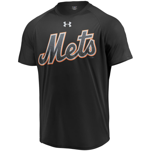 UNDER ARMOUR Men's New York Mets Velocity Reflective Short-Sleeve Tee