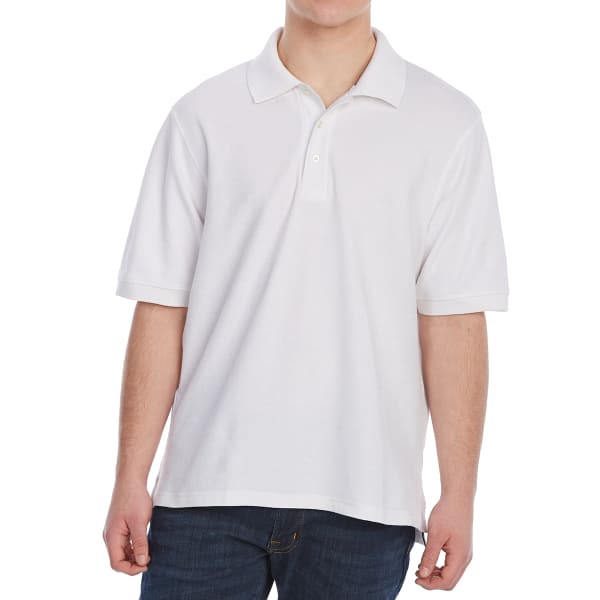 BCC Men's Pique Short-Sleeve Polo Shirt