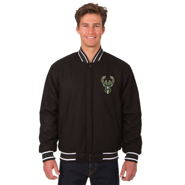 MILWAUKEE BUCKS Men's One Logo Reversible Wool Jacket