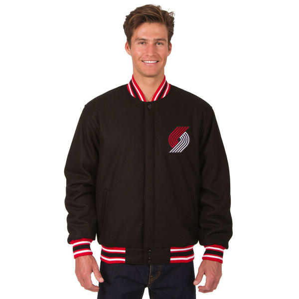 PORTLAND TRAILBLAZERS Men's One Logo Reversible Wool Jacket