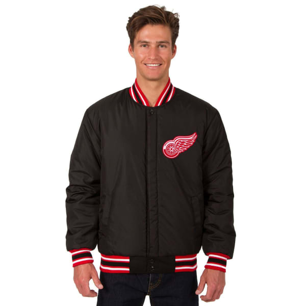 DETROIT RED WINGS Men's One Logo Reversible Wool Jacket