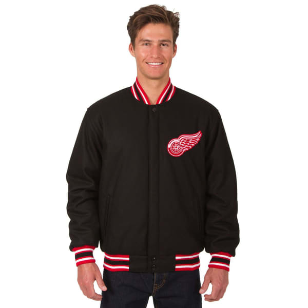 DETROIT RED WINGS Men's One Logo Reversible Wool Jacket