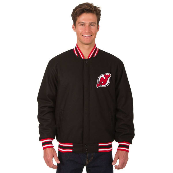 NEW JERSEY DEVILS Men's One Logo Reversible Wool Jacket