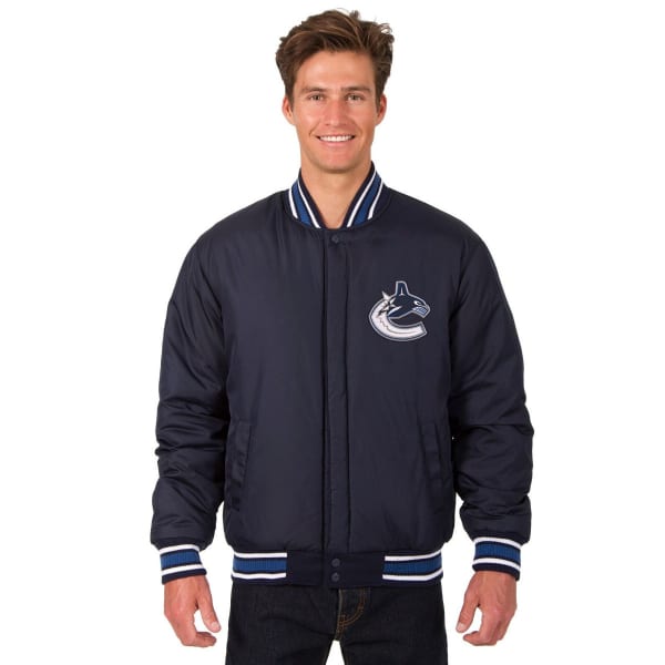 VANCOUVER CANUCKS Men's One Logo Reversible Wool Jacket