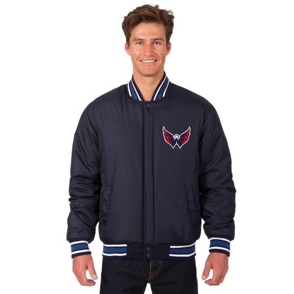 WASHINGTON CAPITALS Men's One Logo Reversible Wool Jacket