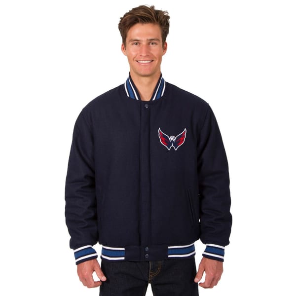 WASHINGTON CAPITALS Men's One Logo Reversible Wool Jacket