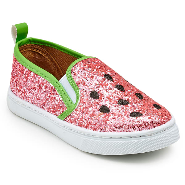 OLIVIA MILLER Girls' Watermelon Casual Slip-On Shoes