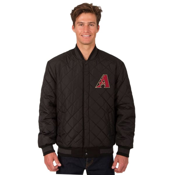 ARIZONA DIAMONDBACKS Men's Wool and Leather Reversible One Logo Jacket