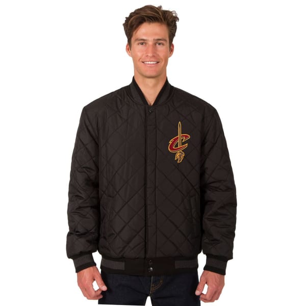 CLEVELAND CAVALIERS Men's Wool and Leather Reversible One Logo Jacket