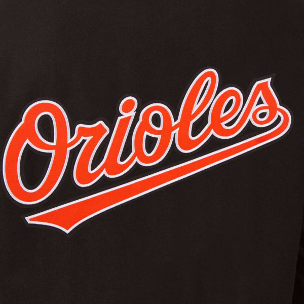 BALTIMORE ORIOLES Men's Wool and Leather Reversible One Logo Jacket