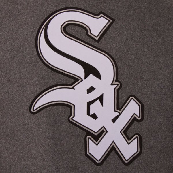 CHICAGO WHITE SOX Men's Wool and Leather Reversible One Logo Jacket