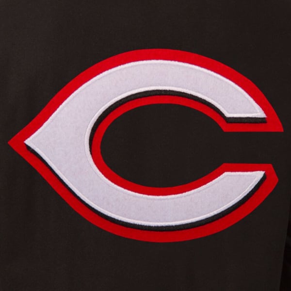 CINCINNATI REDS Men's Wool and Leather Reversible One Logo Jacket