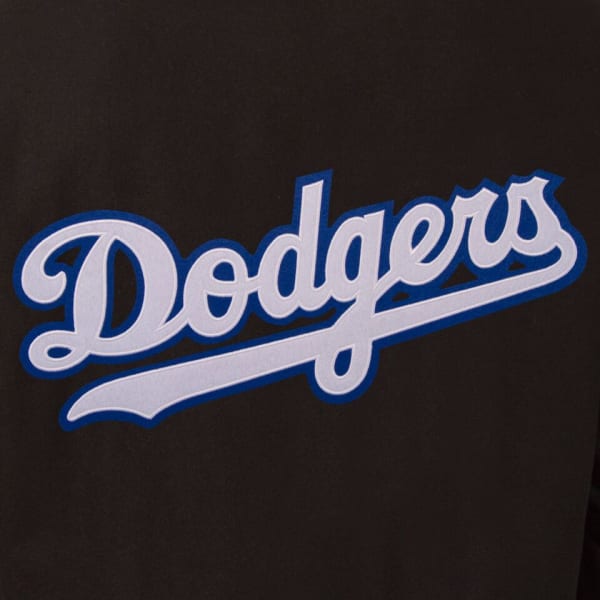 LOS ANGELES DODGERS Men's Wool and Leather Reversible One Logo Jacket