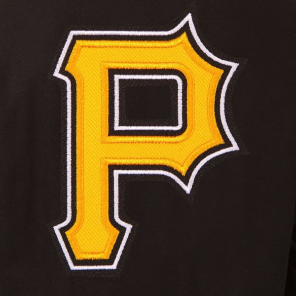 PITTSBURGH PIRATES Men's Wool and Leather Reversible One Logo Jacket