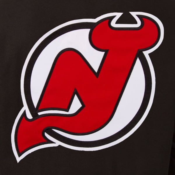 NEW JERSEY DEVILS Men's Wool and Leather Reversible Logo(2) Jacket