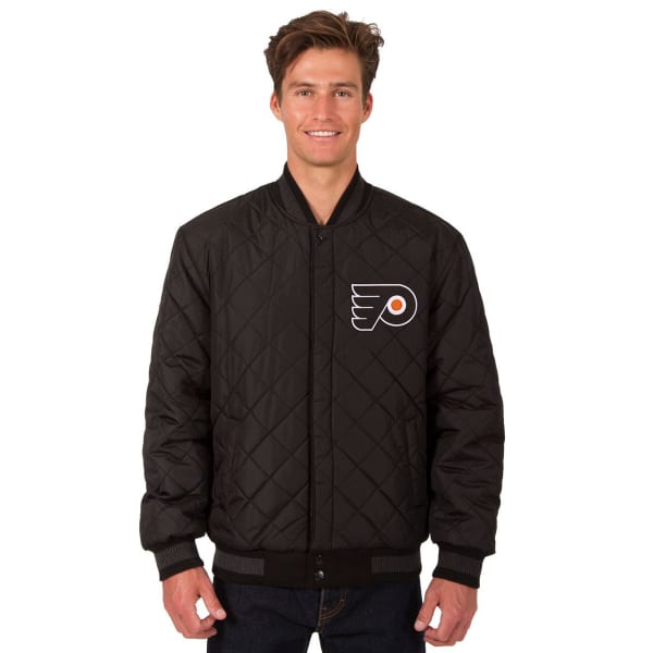 PHILADELPHIA FLYERS Men's Wool and Leather Reversible Logo(2) Jacket