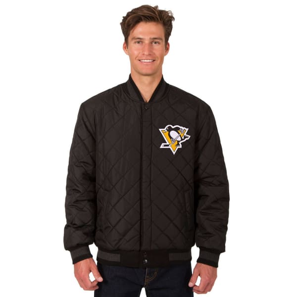 PITTSBURGH PENGUINS Men's Wool and Leather Reversible Logo(2) Jacket