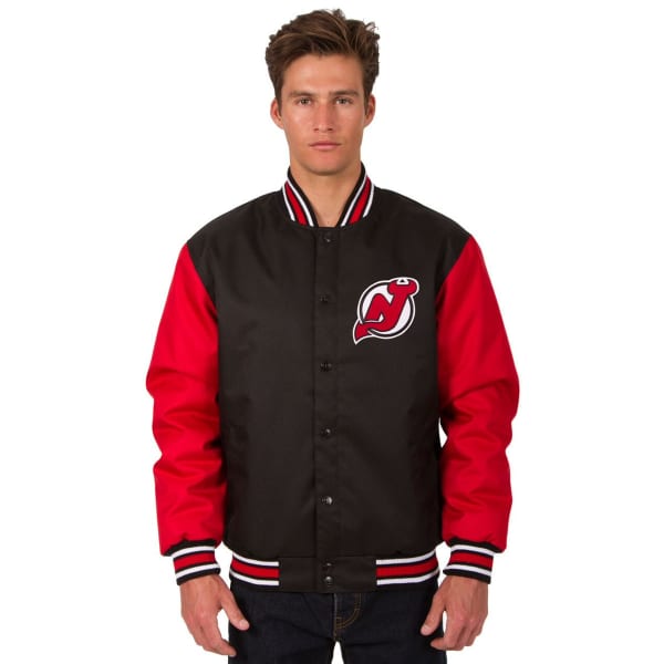 NEW JERSEY DEVIL Men's Poly Twill Logo Jacket