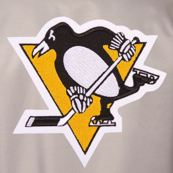 PITTSBURGH PENGUINS Men's Poly Twill Logo Jacket