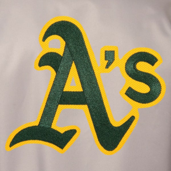 OAKLAND ATHLETICS Men's Poly Twill Embroidered Jacket